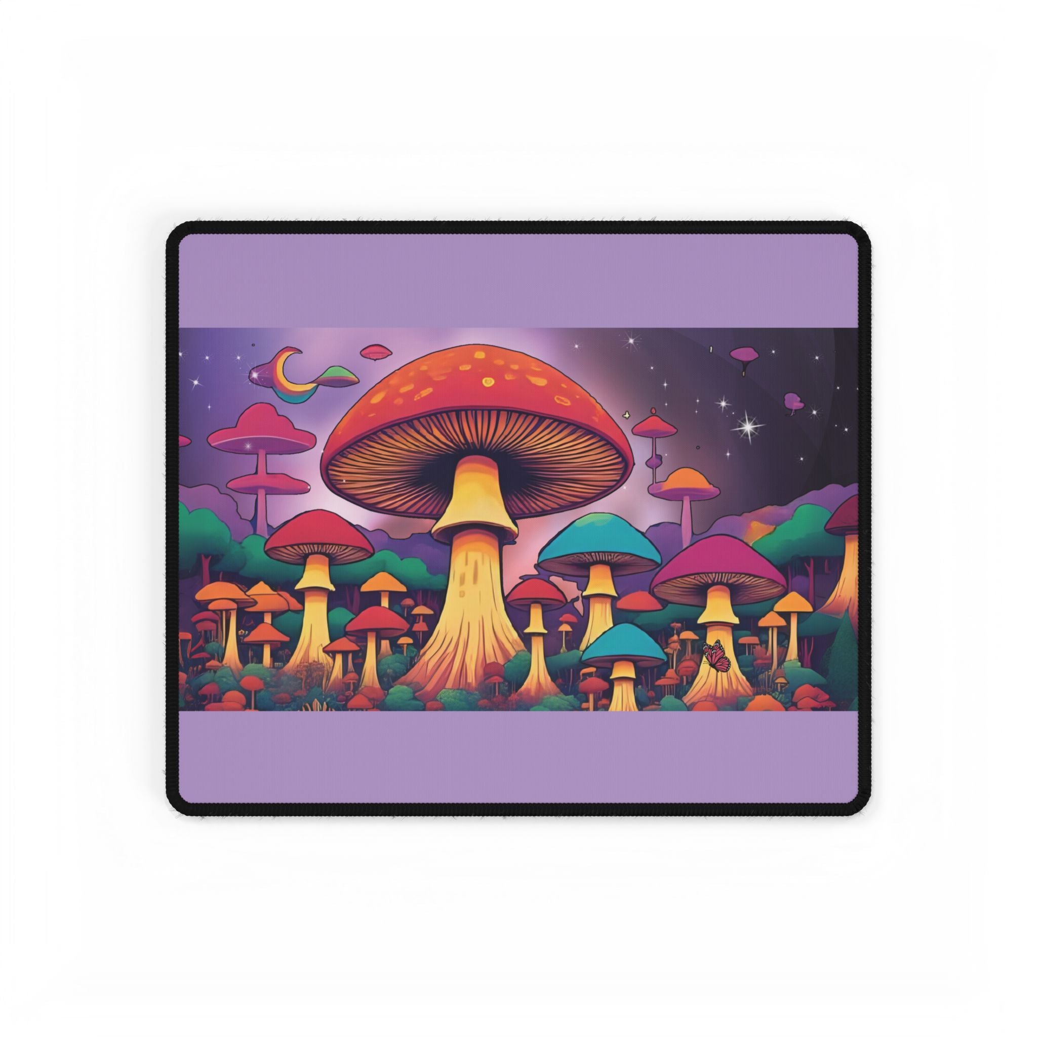 Desk Mats - Cosmic Mushroom Forest
