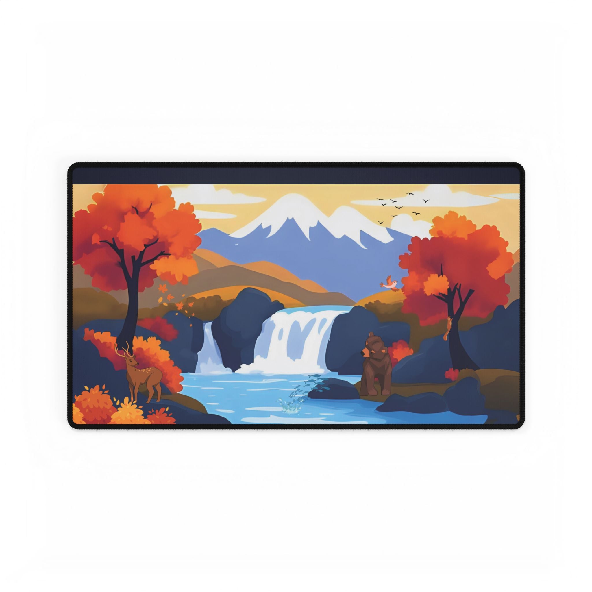 Desk Mats - Peaceful Autumn Forest