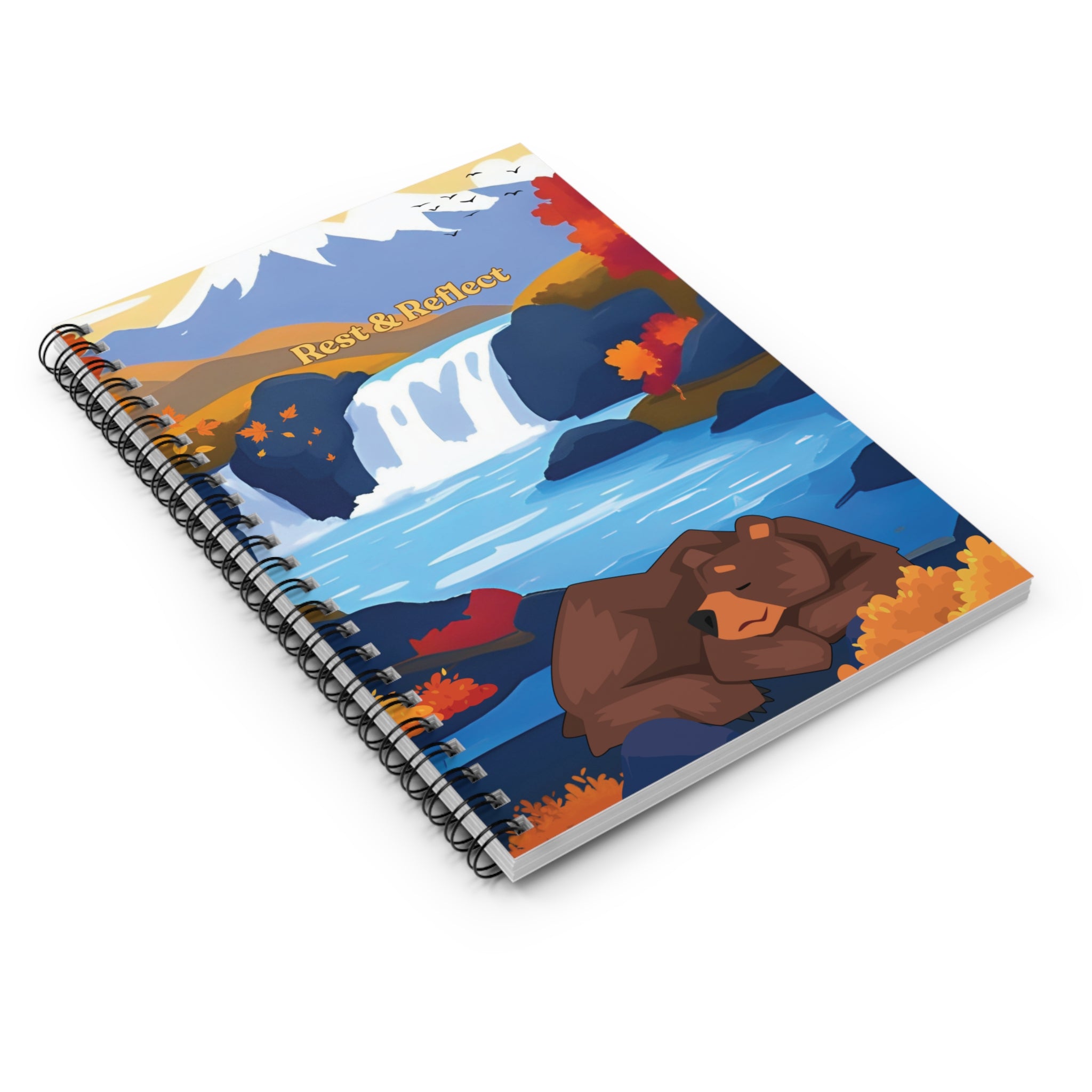 Spiral Notebook - Rest & Reflect Ruled Line Journal