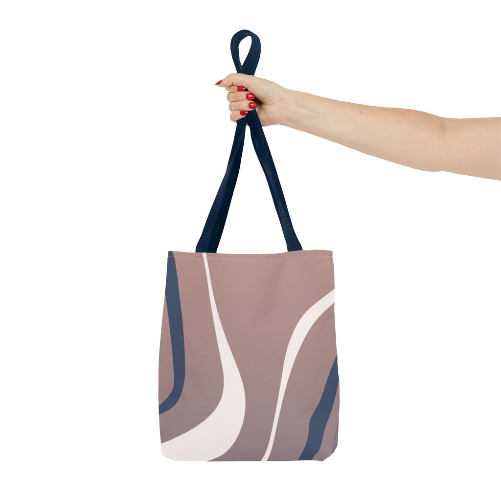 Desert Flow Abstract Tote Bag, Southwest Vibes Shoulder Bag, Desert Landscape Tote, Boho Chic Carryall, Cactus Print Market Bag, Nature