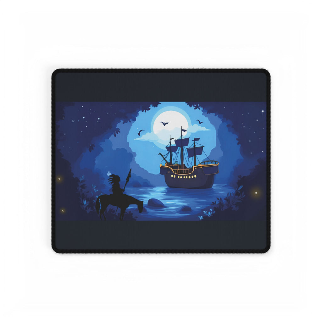 Desk Mats Moonlit Voyage