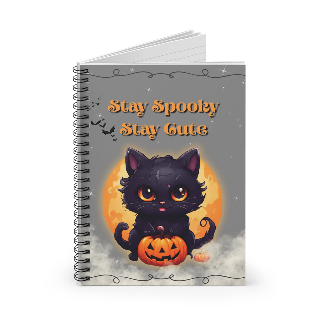 Kawaii Cat Spiral Notebook - Ruled Line