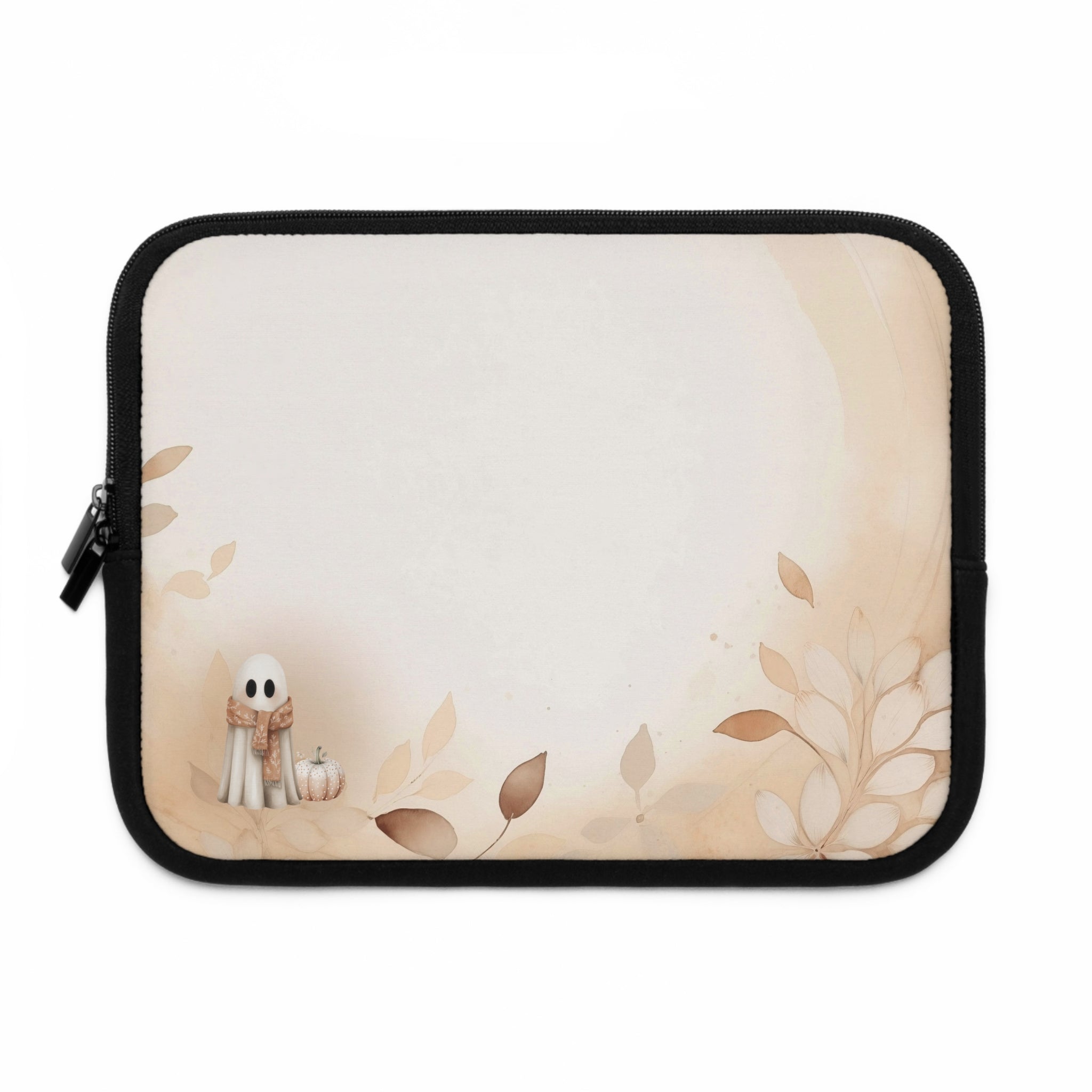 Laptop Sleeve, Sweet Autumn Cute Ghost Design