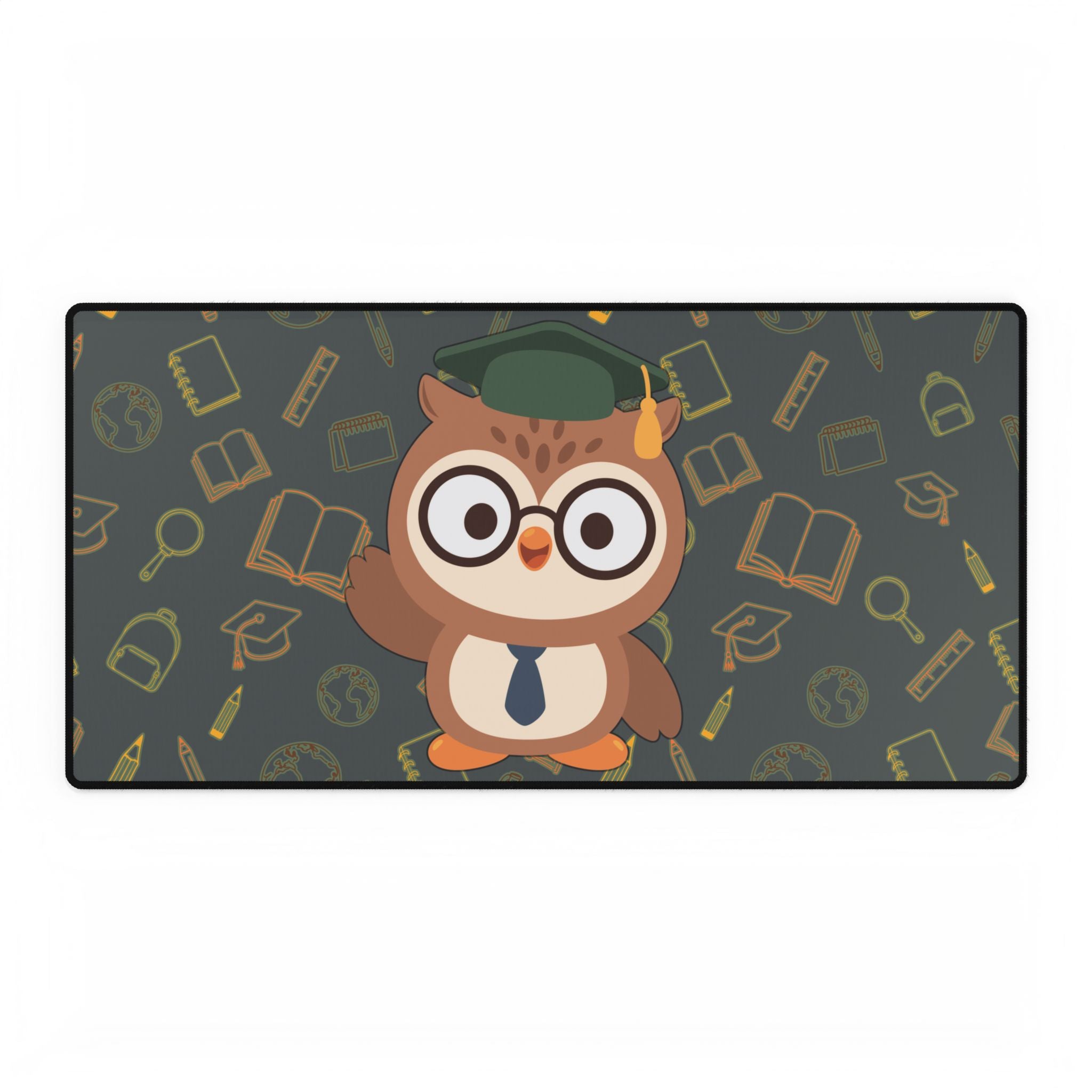 Desk Mats - Wise Owl Teacher Cozy Classroom Decor, Back to School Gift for Educators, Office Desk Accessories, Teacher Appreciation Gift,