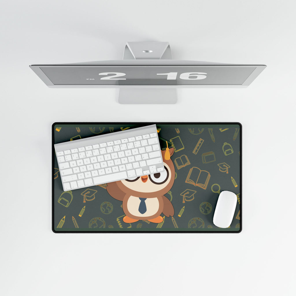 Desk Mats - Wise Owl Teacher Cozy Classroom Decor, Back to School Gift for Educators, Office Desk Accessories, Teacher Appreciation Gift,