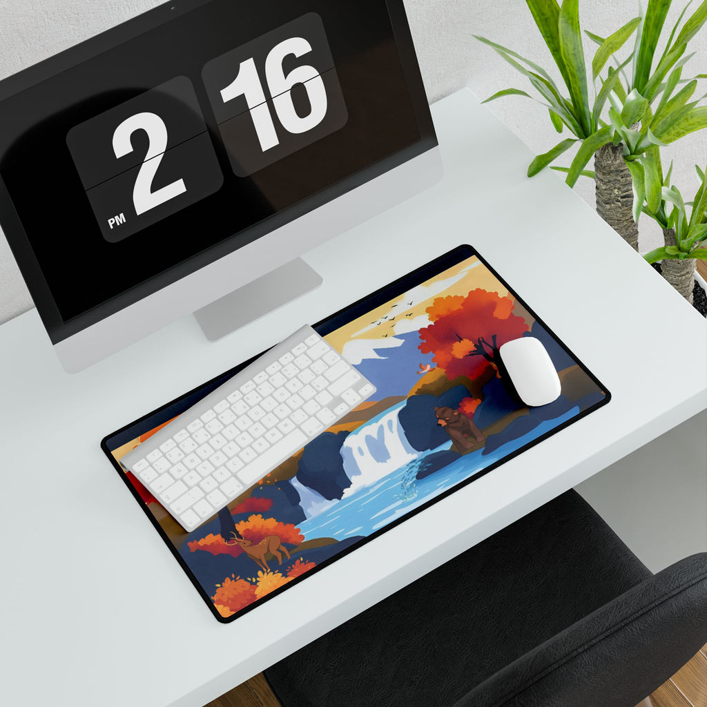 Desk Mats - Peaceful Autumn Forest