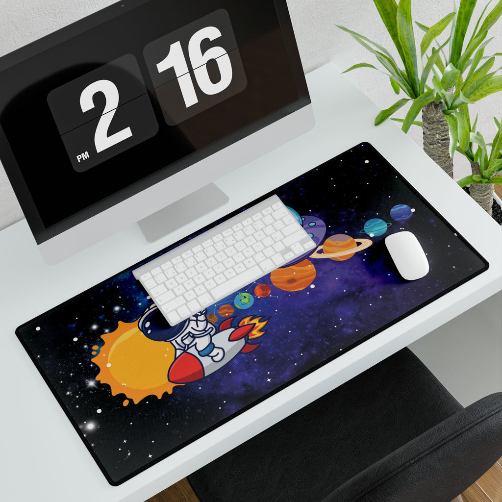 Desk Mats - Astronaut & Alien Space Adventure Solar System