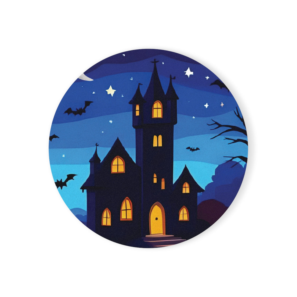 Cork Back Coaster Haunted Castle