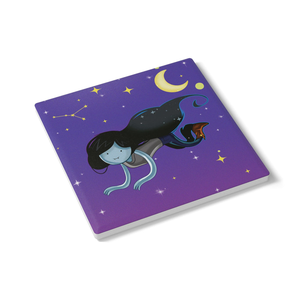 Ceramic Coaster - Vampy Vibes Halloween Goth Home Decor Drink Mat Set of 4