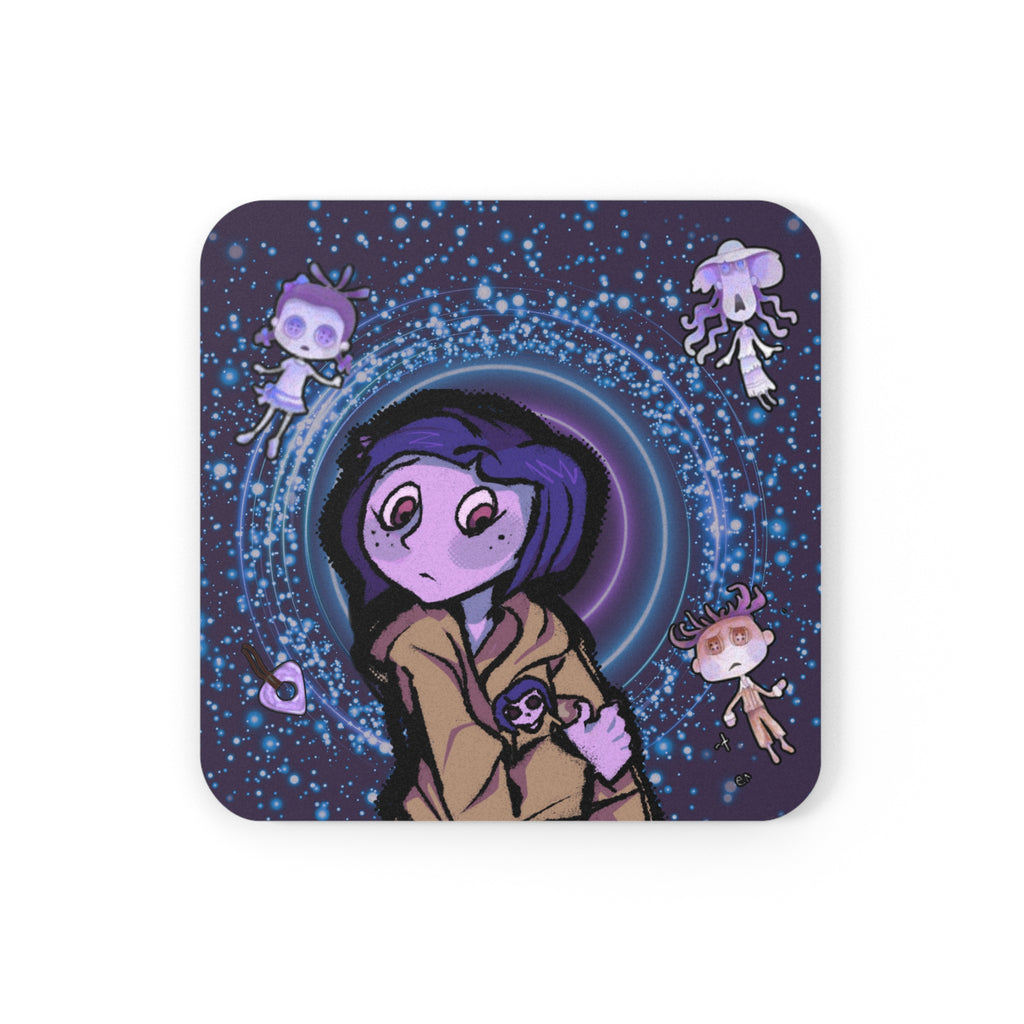 Coaster Set - Coraline-Inspired Design