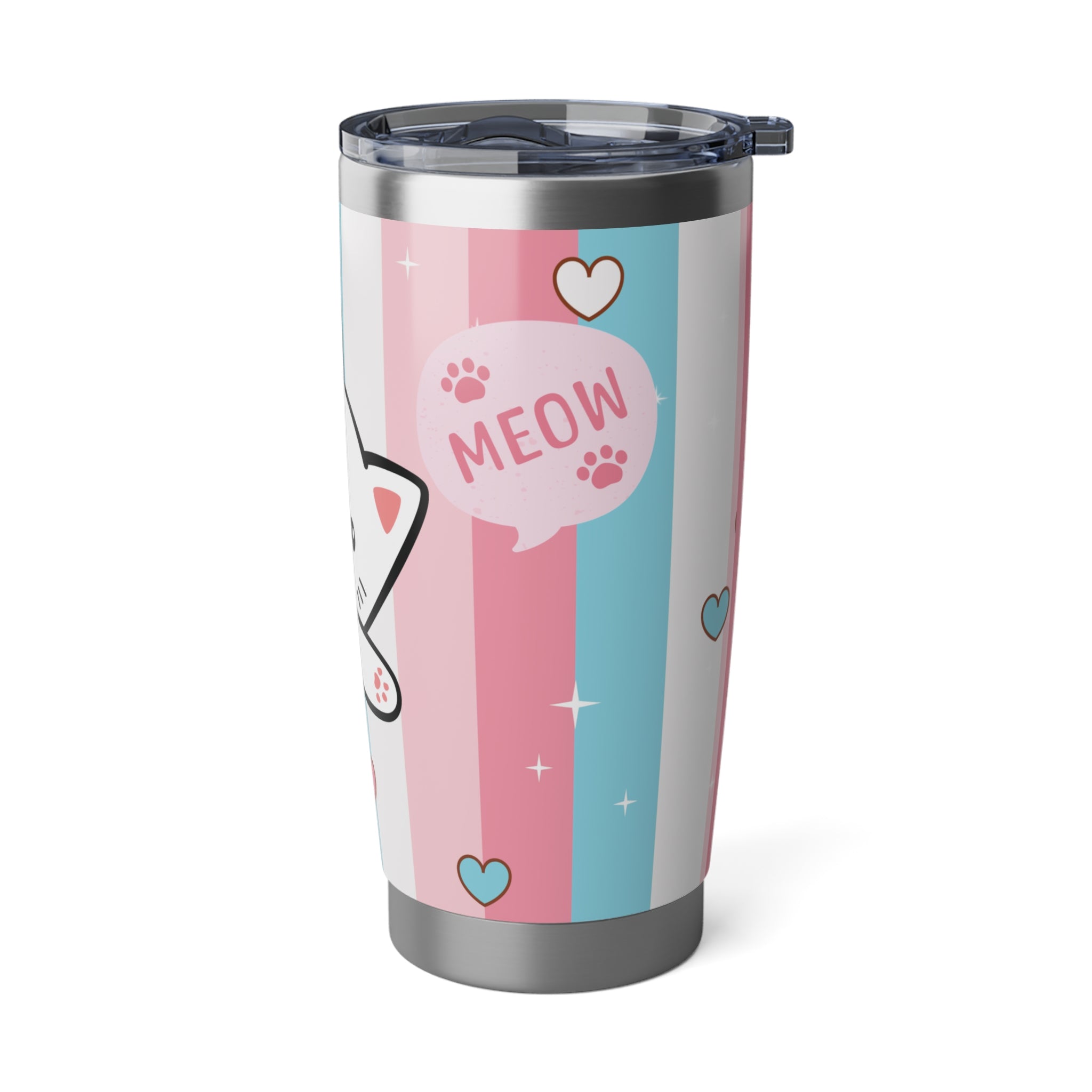 Peekaboo Kitty Travel Tumbler – Cute Cat Cup for Coffee & Tea Lovers (20oz)