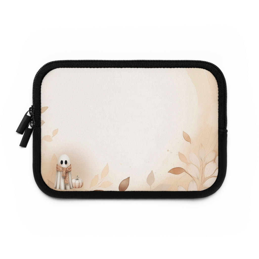 Laptop Sleeve, Sweet Autumn Cute Ghost Design