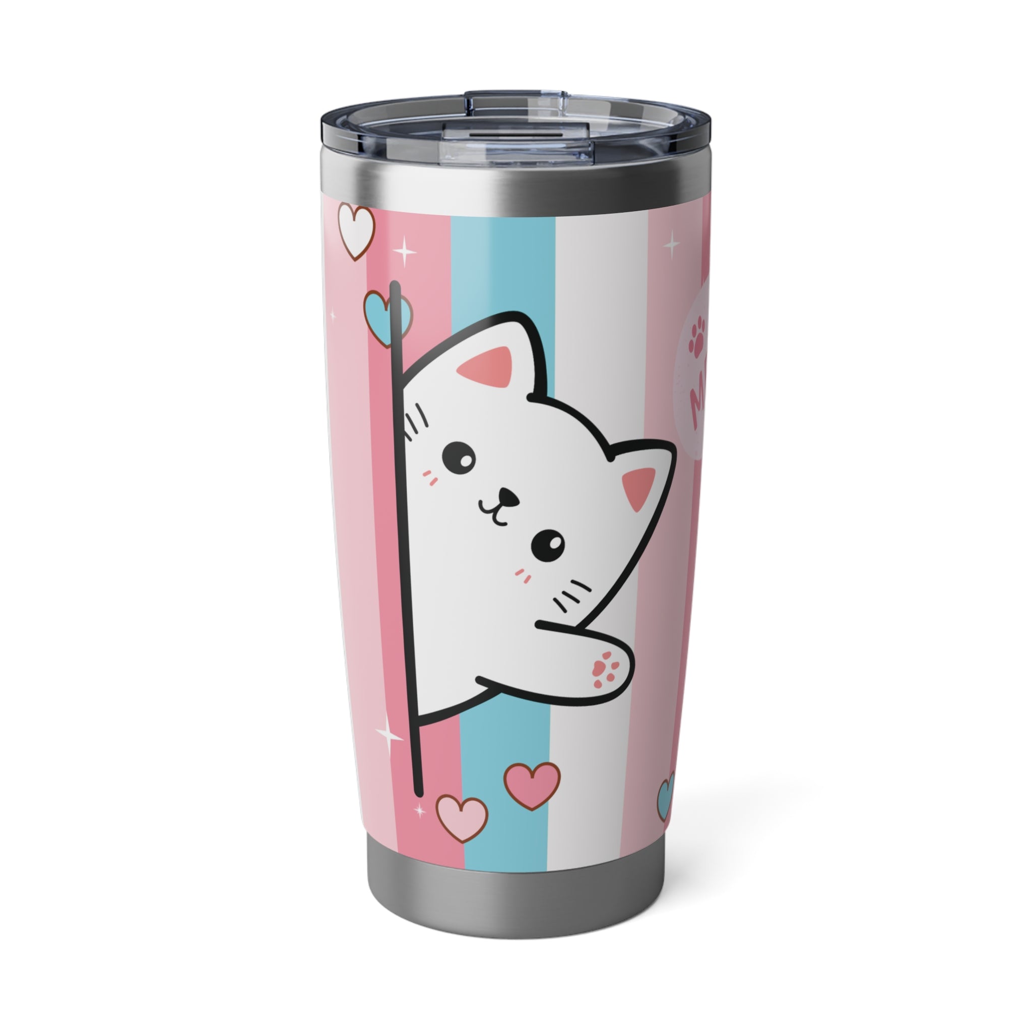 Peekaboo Kitty Travel Tumbler – Cute Cat Cup for Coffee & Tea Lovers (20oz)