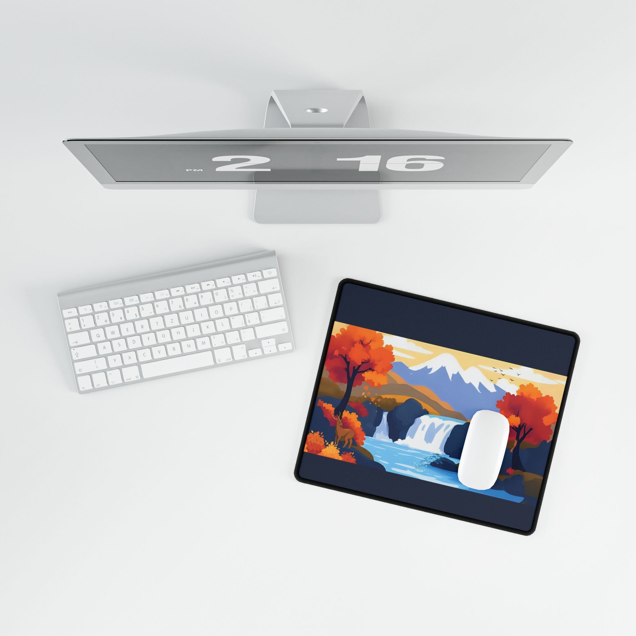 Desk Mats - Peaceful Autumn Forest