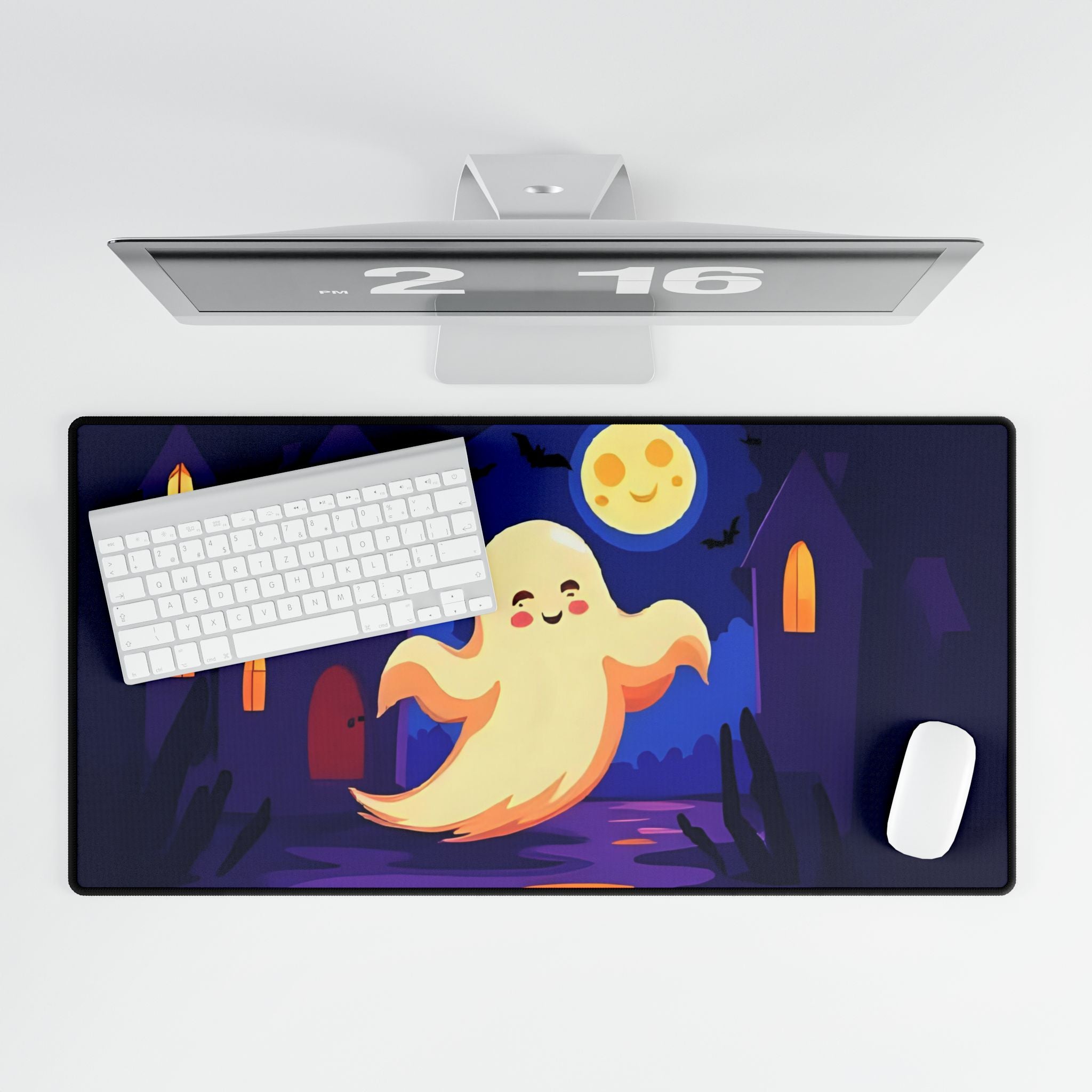 Desk Mat - Friendly Ghost Halloween Decor Gifts