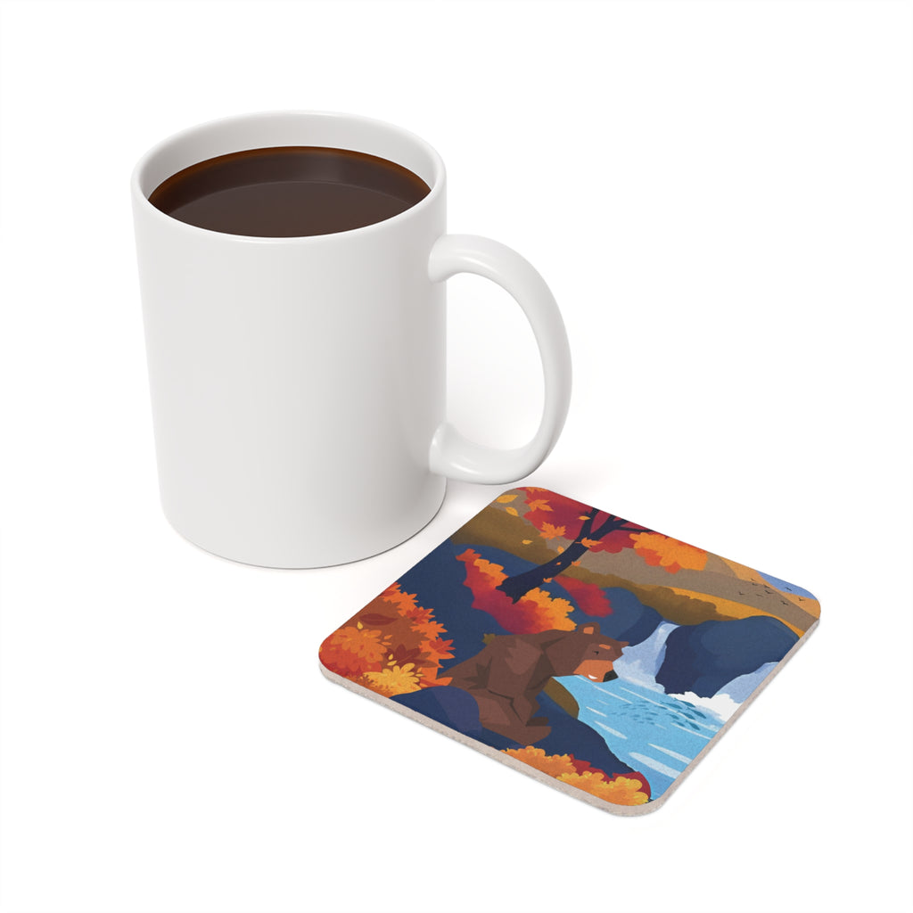 Coaster Set - Woodland Calm Design