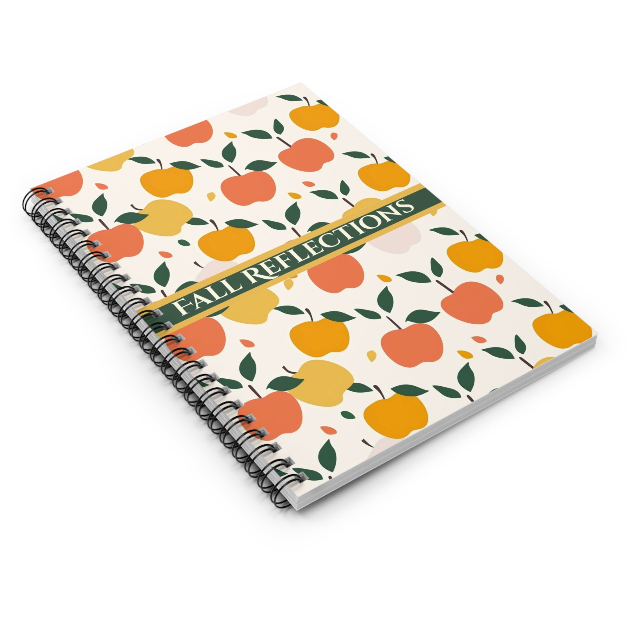 Spiral Notebook - Fall Reflection Ruled Line Journal