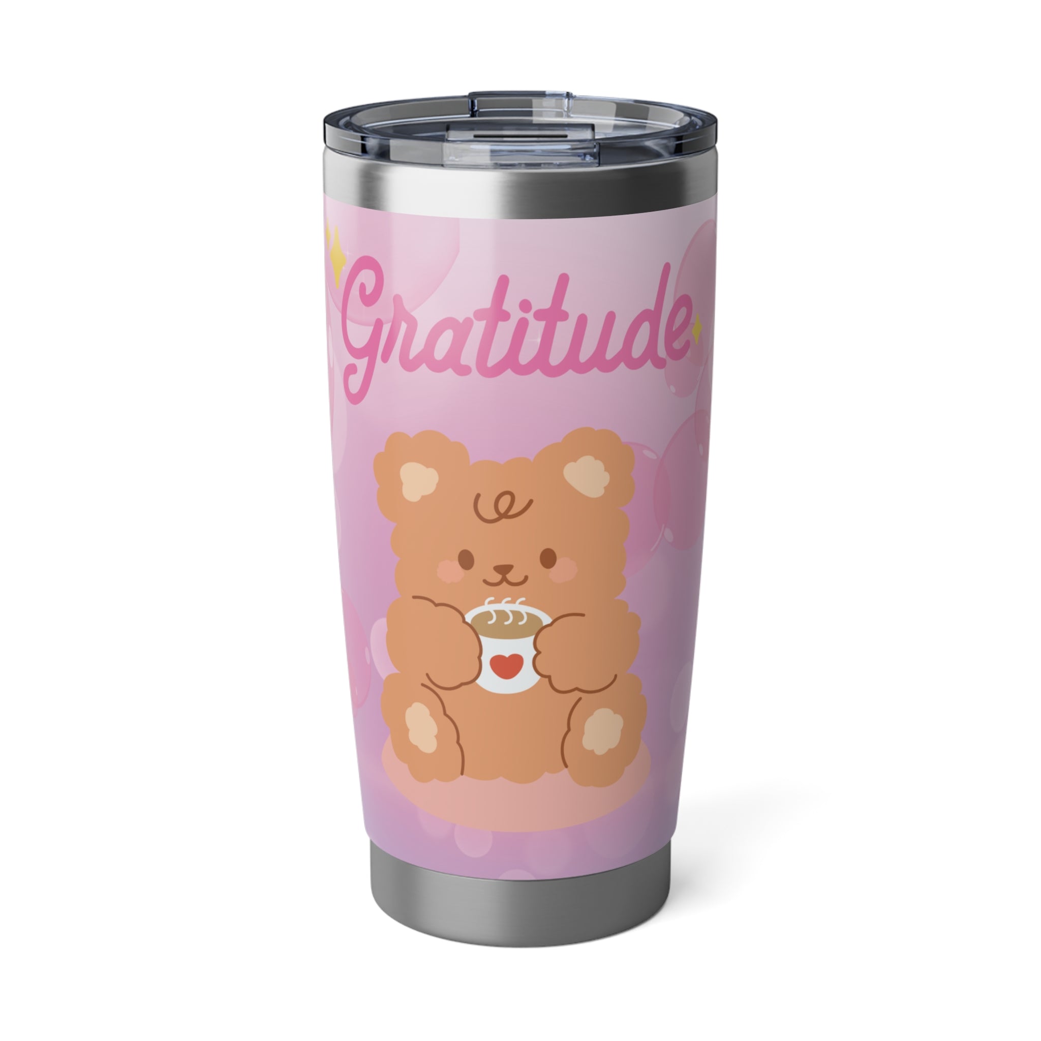 Gratitude Bear Tumbler - 20oz Drinkware