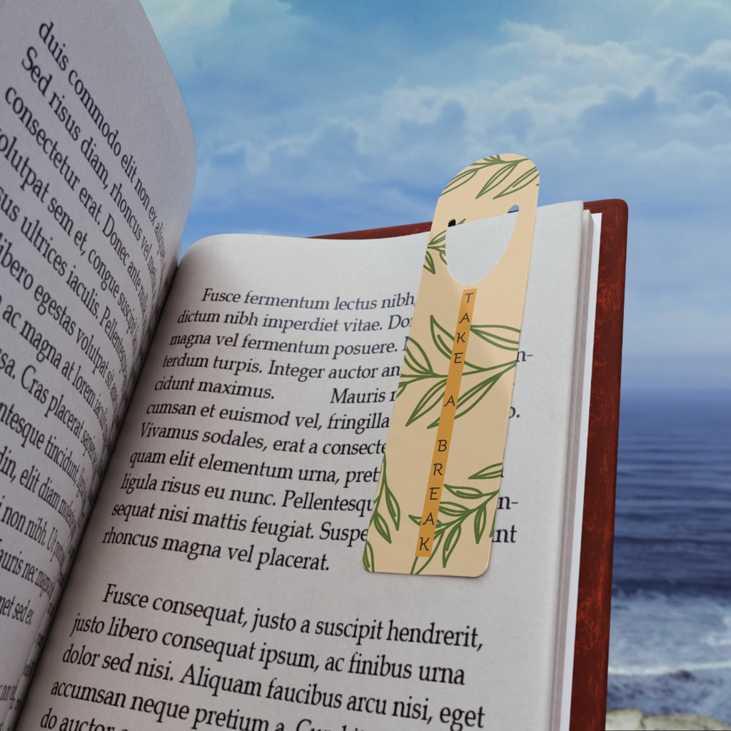 Bookmark, Relaxing Reading Break, Book Lover Gift