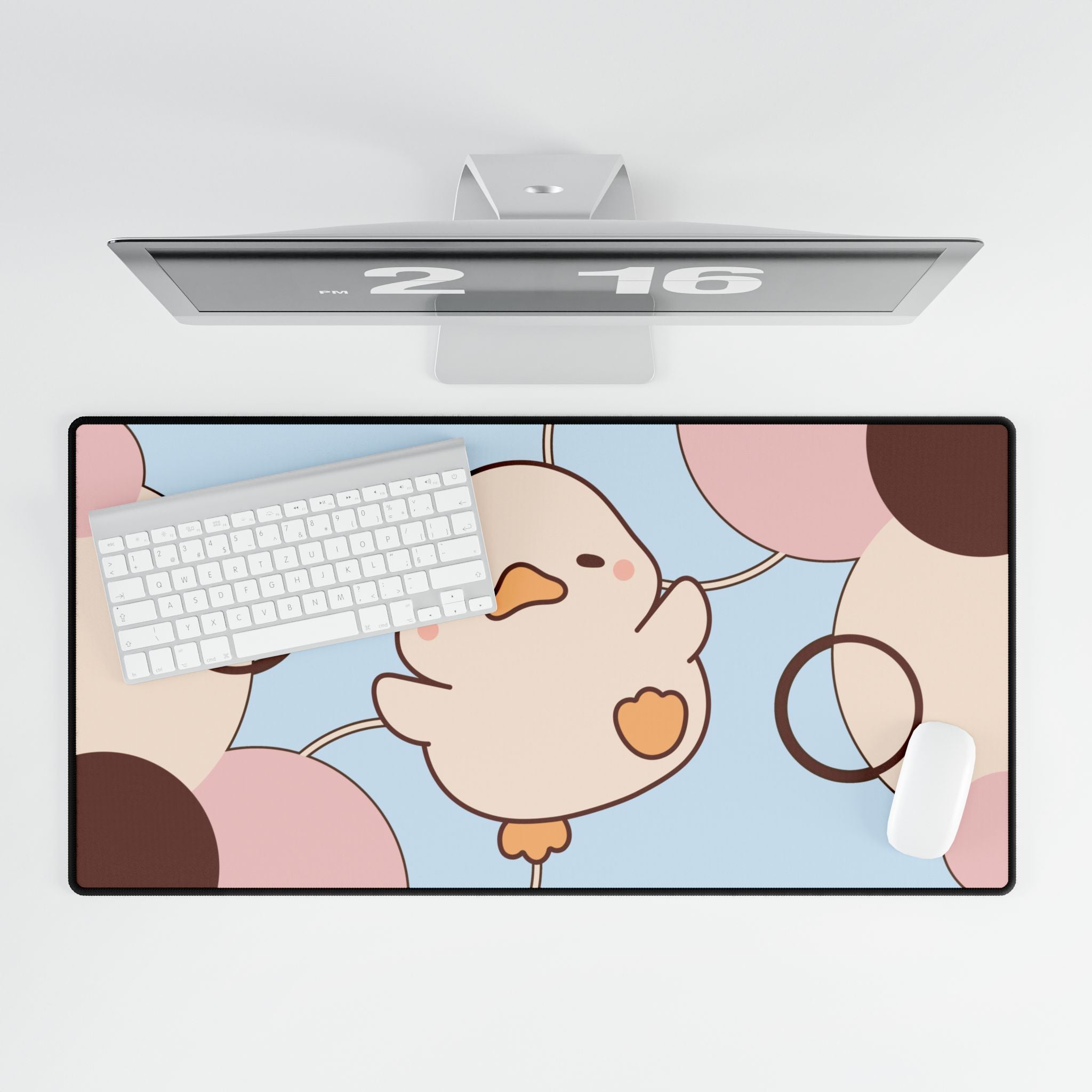 Desk Mats - Sweet Float Balloon Chick Design