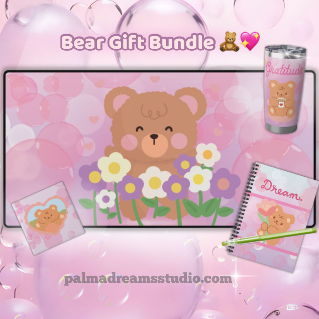 Gratitude Bear Tumbler - 20oz Drinkware