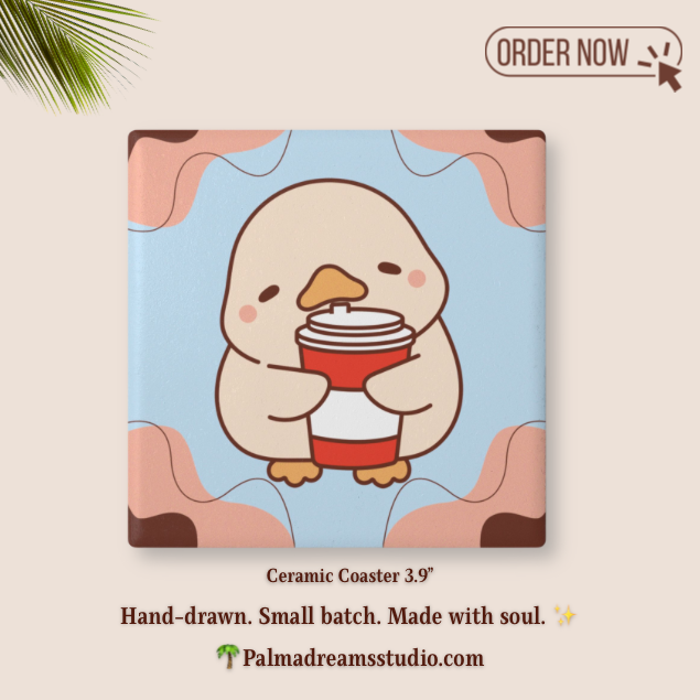 Ceramic Coaster - Morning Brew Buddy Coaster