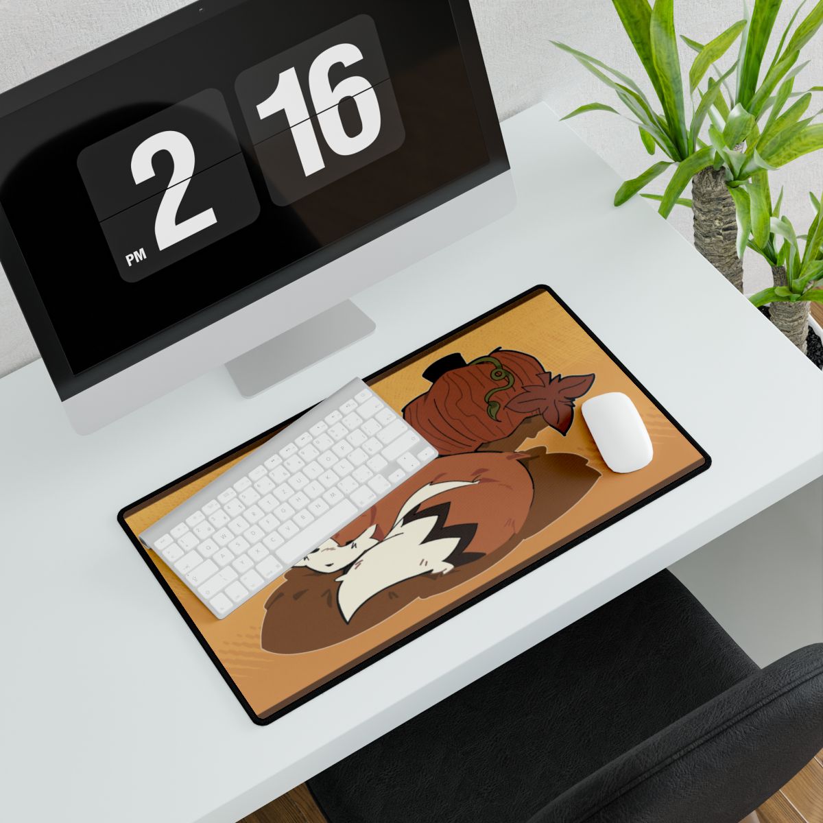 Autumn Fox Desk Mat