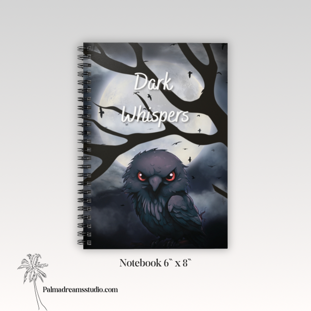 Raven Spiral Notebook - Ruled Line