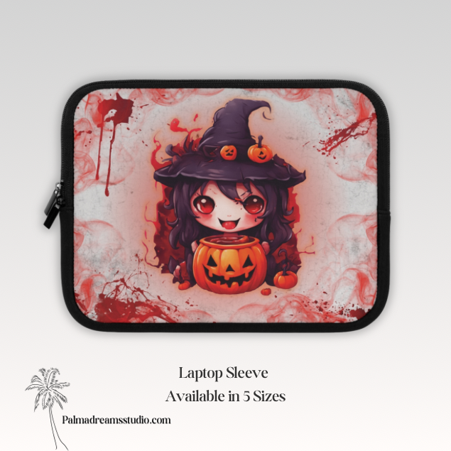 Witch Mode Laptop Sleeve, Witchy Laptop Case