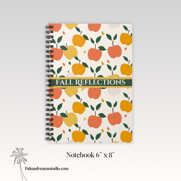 Spiral Notebook - Fall Reflection Ruled Line Journal