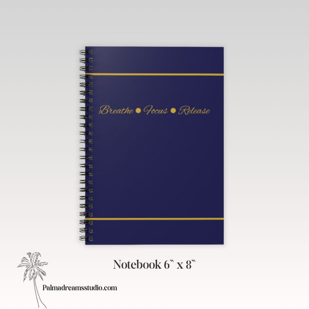 Mindfulness Spiral Notebook - Ruled Line, Meditation Journal, Yoga Diary, Mental Health Planner, Inspirational Notepad