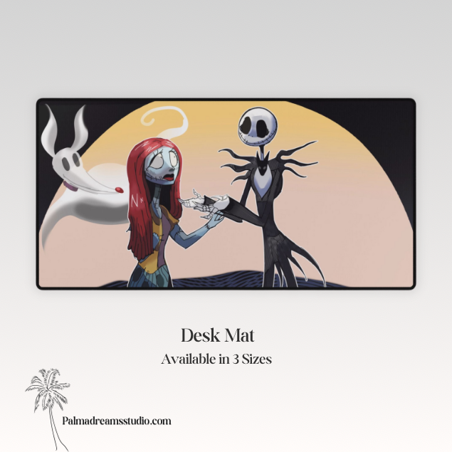 Desk Mats - Nightmare Before Christmas Inspired Art