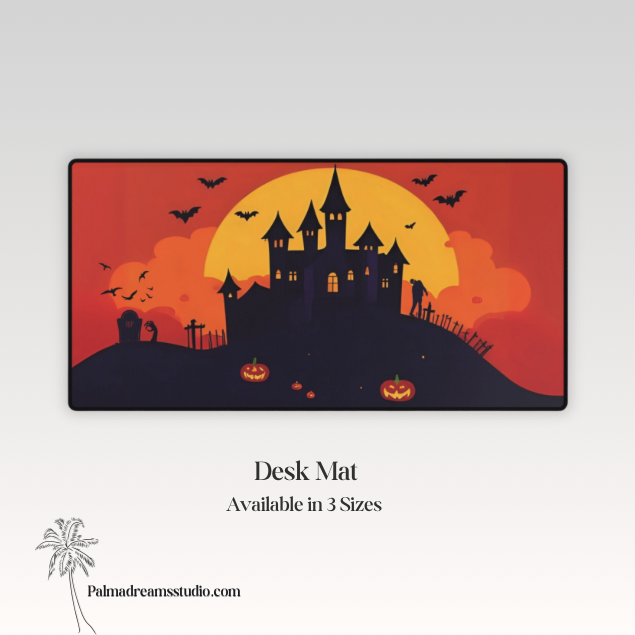 Desk Mats Haunted Nightfall