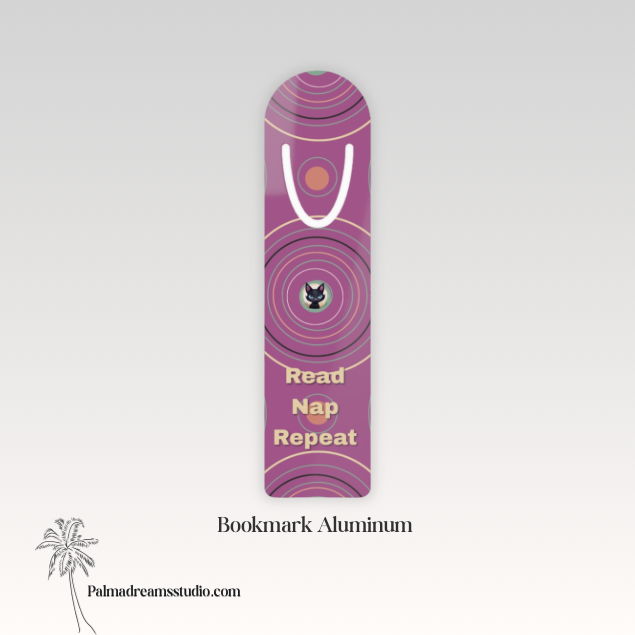 Bookmark, Read, nap, repeat - Personalized Bookmarker, Book lover gift, Literary accessory, Page marker, Reading gift