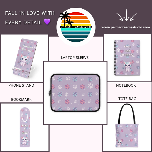 Bookmark, Paws and read design, Cat lover gift, Bookworm gift, Book lover gift, Reading gift, Cute bookmark