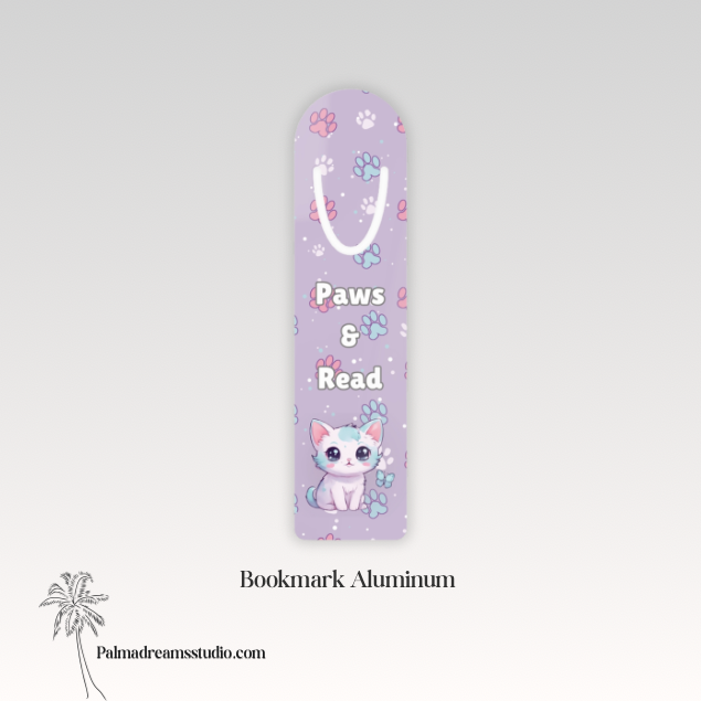 Bookmark, Paws and read design, Cat lover gift, Bookworm gift, Book lover gift, Reading gift, Cute bookmark