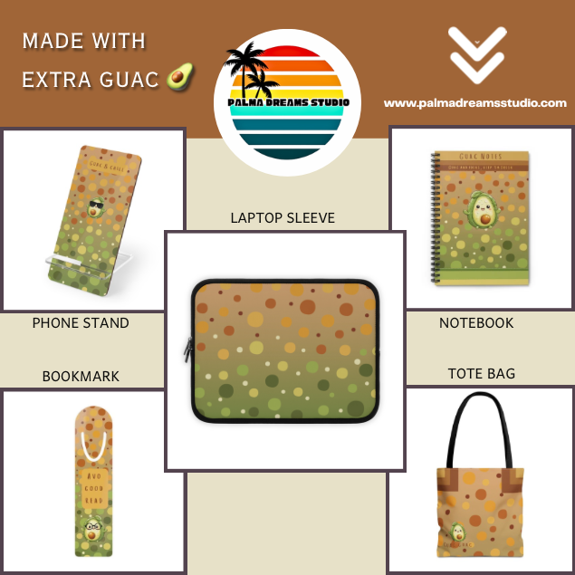 Guac guac Tote Bag - Fun Avocado Design, Grocery Bag, Beach Tote, Reusable Shopping Bag, Eco-Friendly Gift, Farmers Market Tote