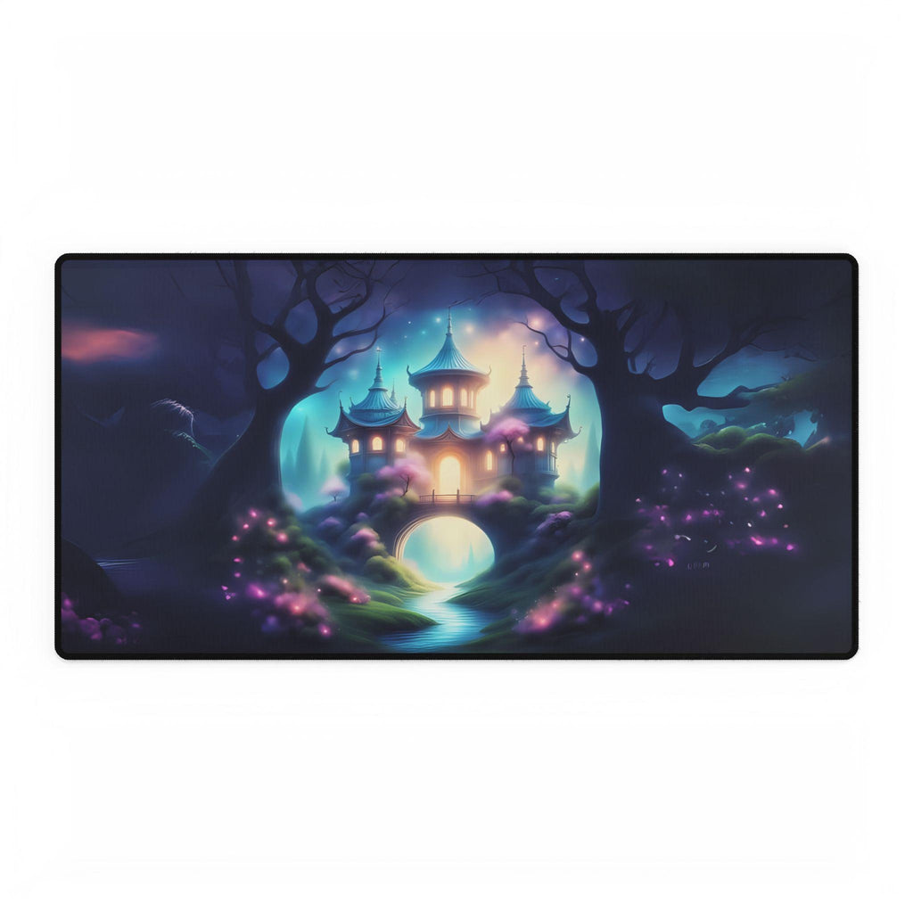 Magical Wonderland Desk Mat | Aesthetic Computer Desk Pad | Cozy Workspace Decor | Inspirational Office Vibes