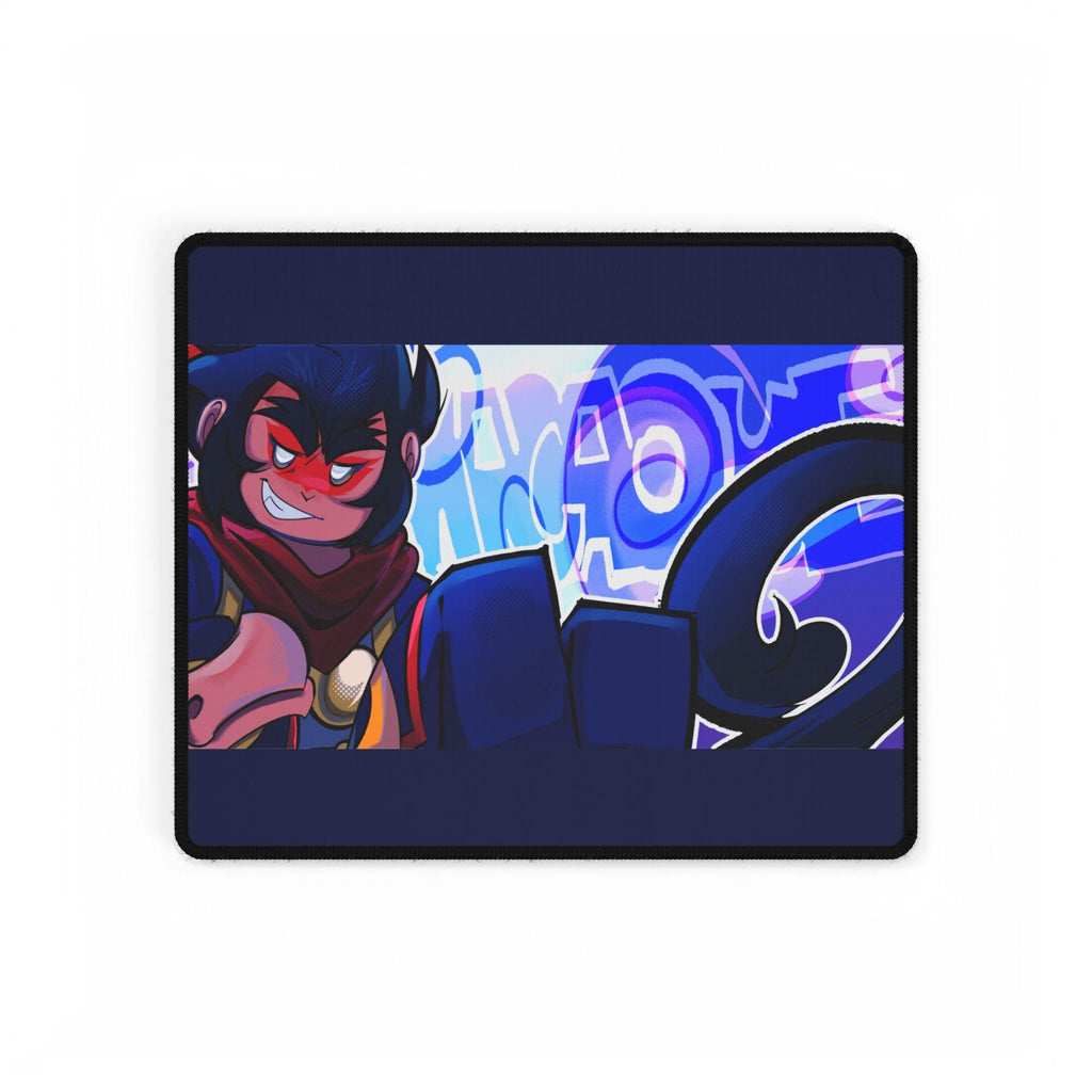Anime-Inspired Gamer Desk Mat, Original Art Desk Pad, Aesthetic Gaming Setup Decor, Monkey Kid