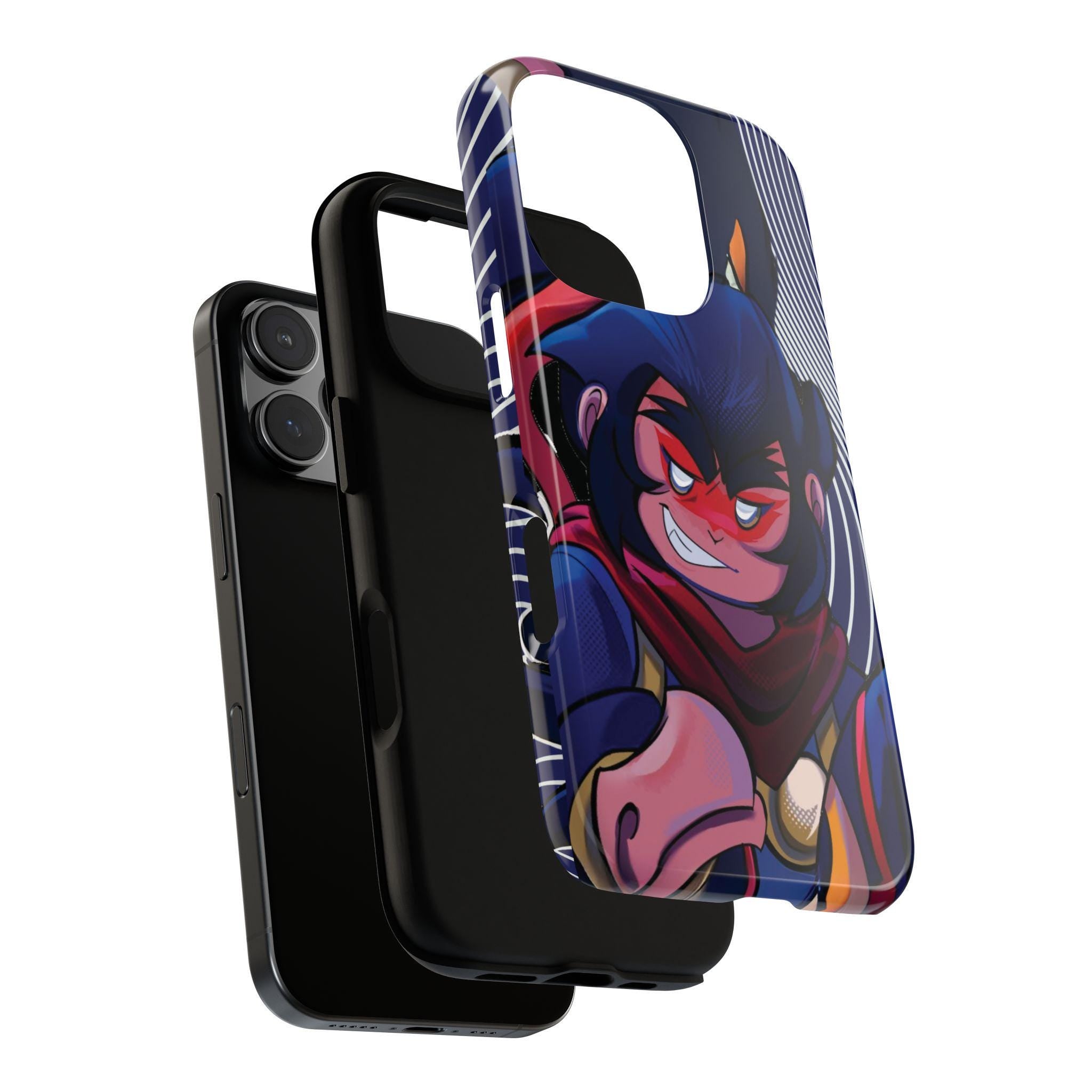 Anime Inspired Phone Case: Hand-Drawn Art, Manga Fan Gift