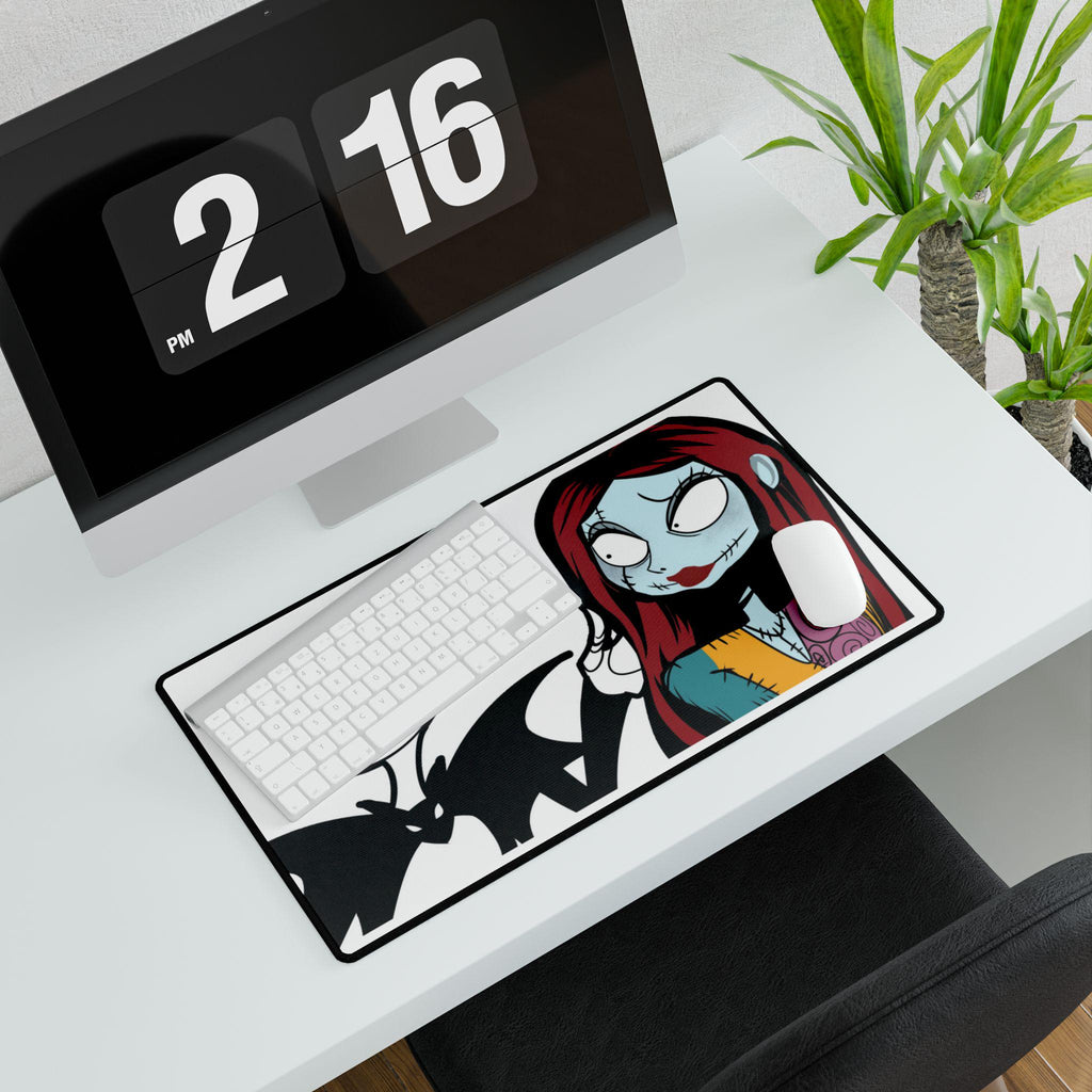 Nightmare Before Christmas Desk Mat: Gothic Halloween Office Decor