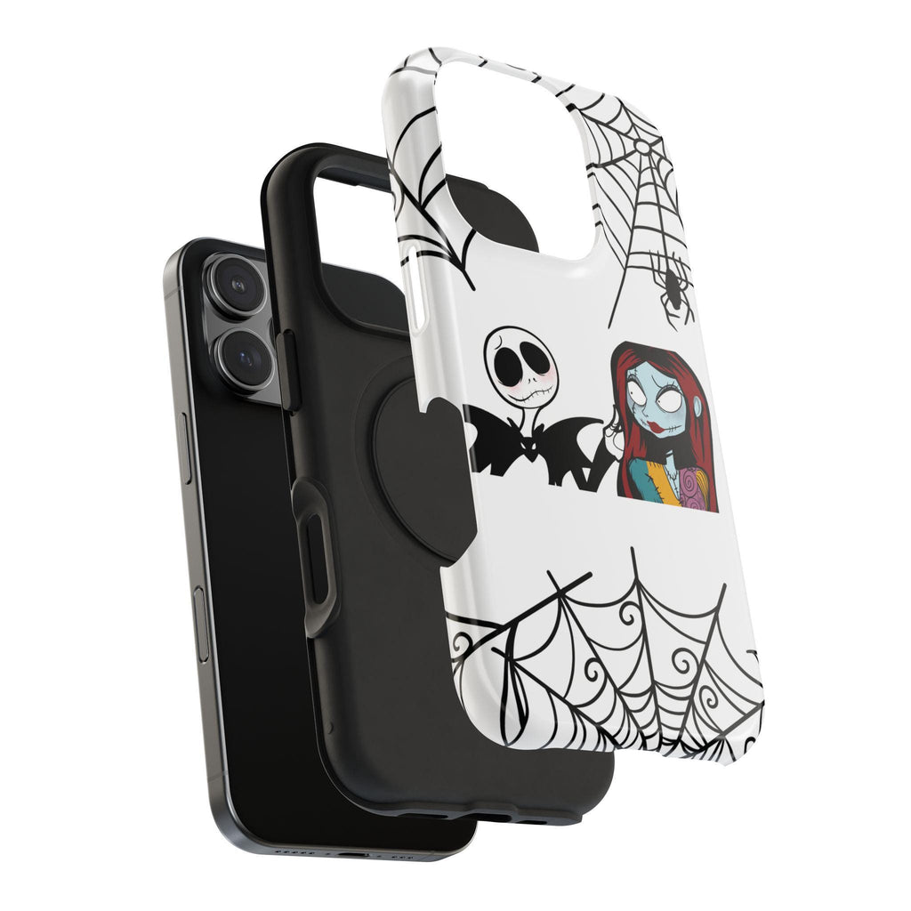 Nightmare Before Christmas Phone Case: Hand-Drawn Art, Impact Resistant