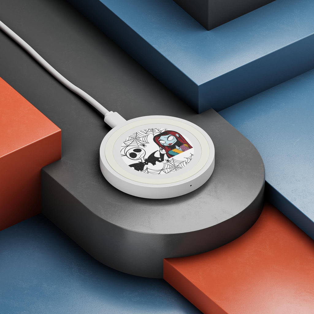 Nightmare Before Christmas Wireless Charger: Hand-Drawn Halloween Tech