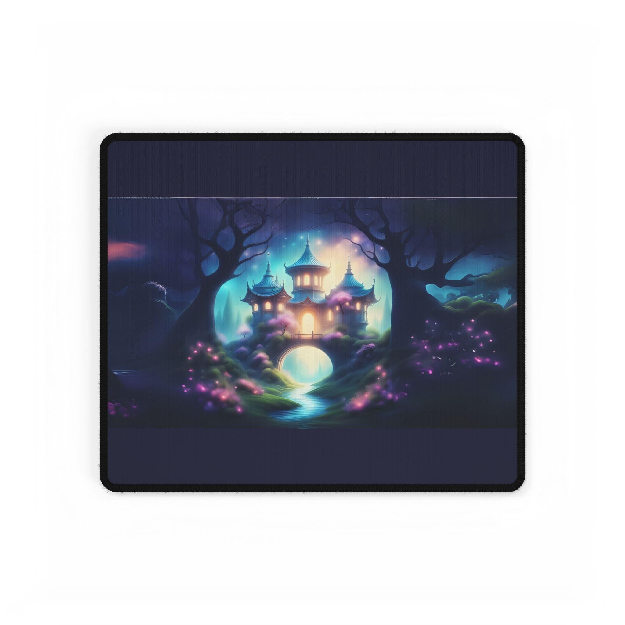 Magical Wonderland Desk Mat | Aesthetic Computer Desk Pad | Cozy Workspace Decor | Inspirational Office Vibes