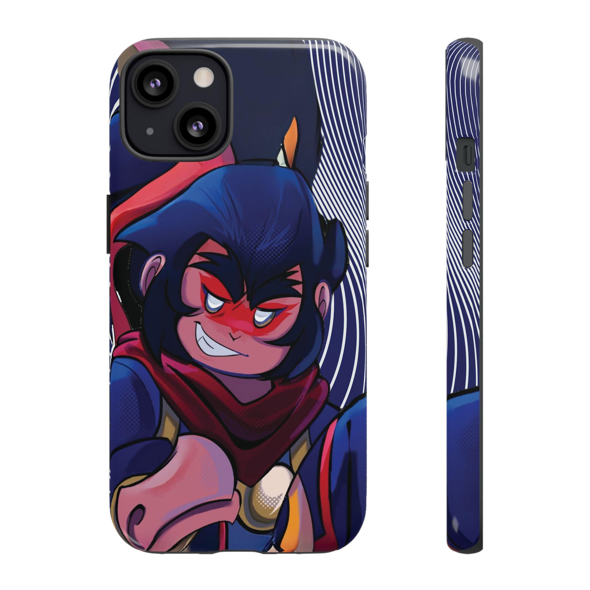Anime Inspired Phone Case: Hand-Drawn Art, Manga Fan Gift