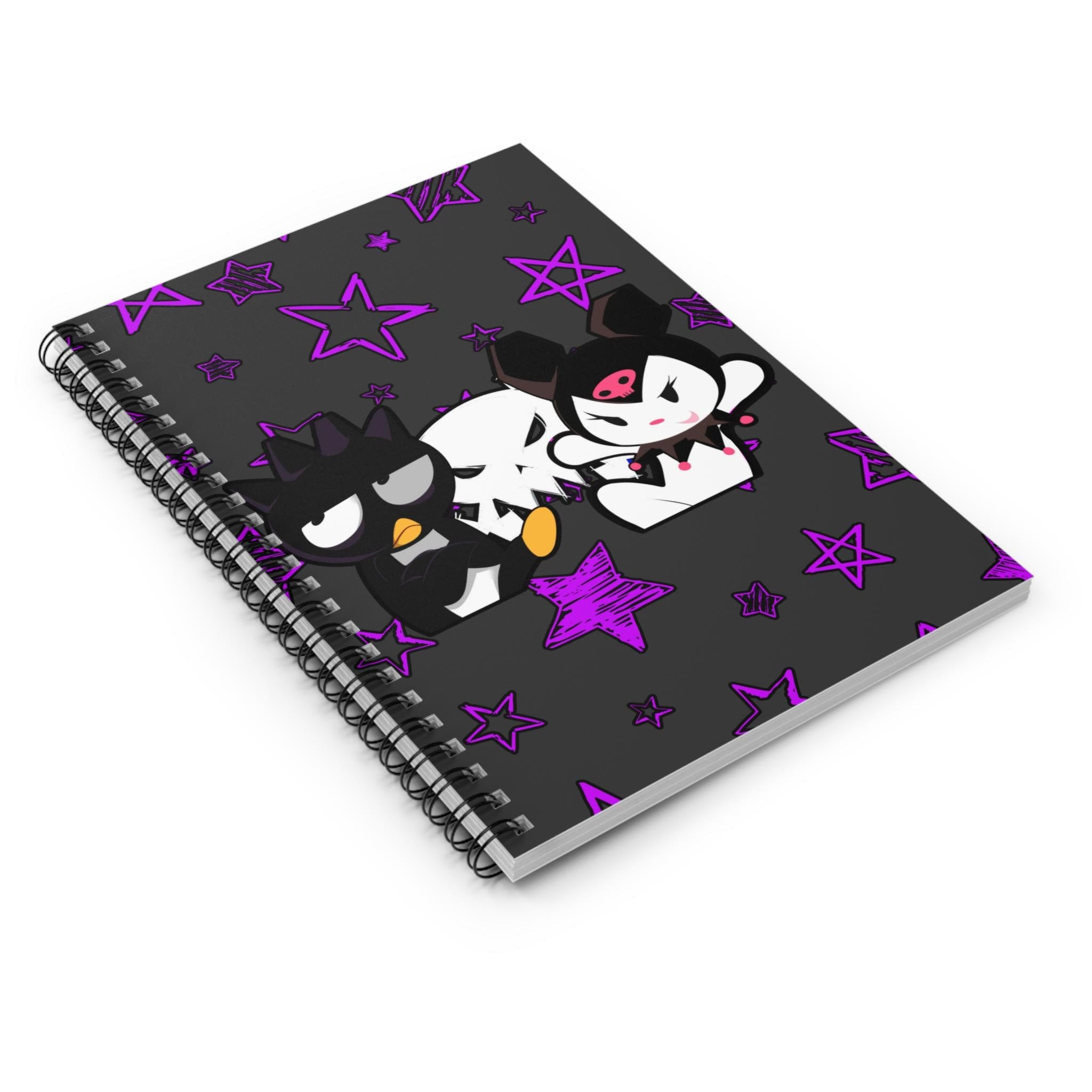 Cute Notebook, Back to School Stationery, College Student Gift, Small Sketchbook, Inspirational Diary, Original Art, Inspired by Hello Kitty