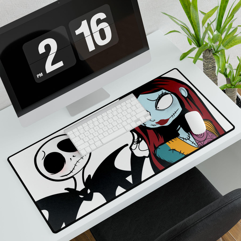 Nightmare Before Christmas Desk Mat: Gothic Halloween Office Decor
