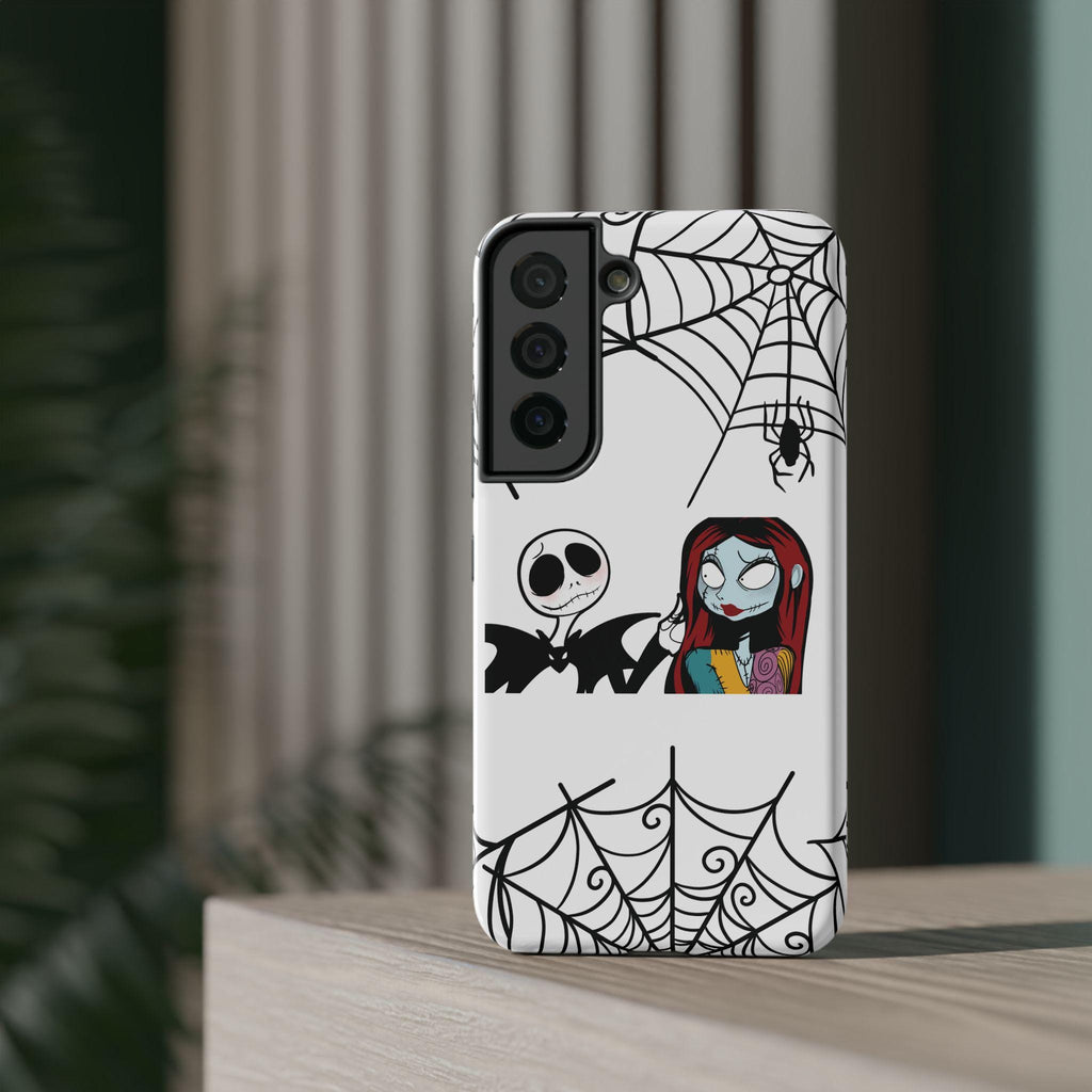 Nightmare Before Christmas Phone Case: Hand-Drawn Art, Impact Resistant