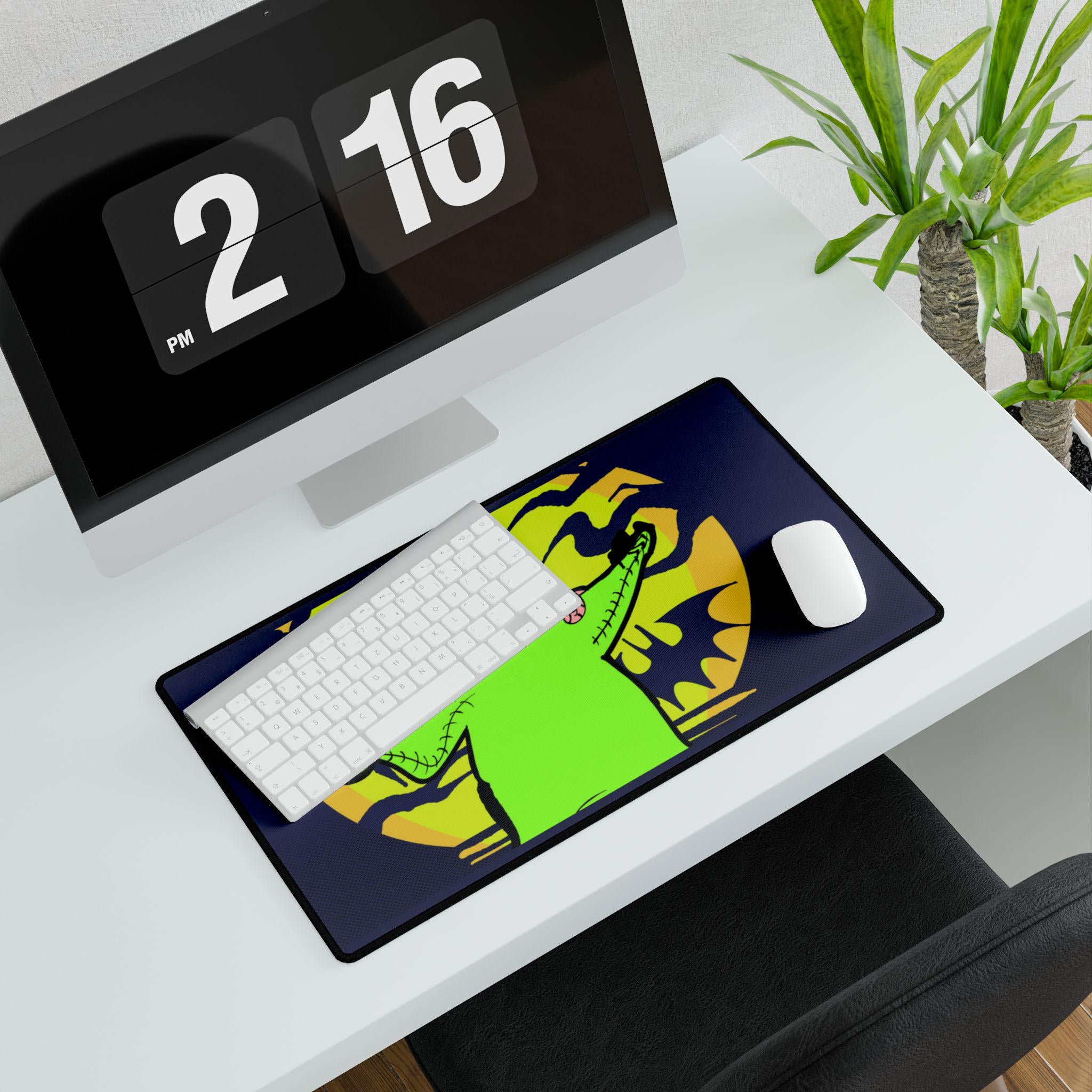 Nightmare Before Christmas Desk Mat: Oogie Boogie Hand-Drawn Desk Pad