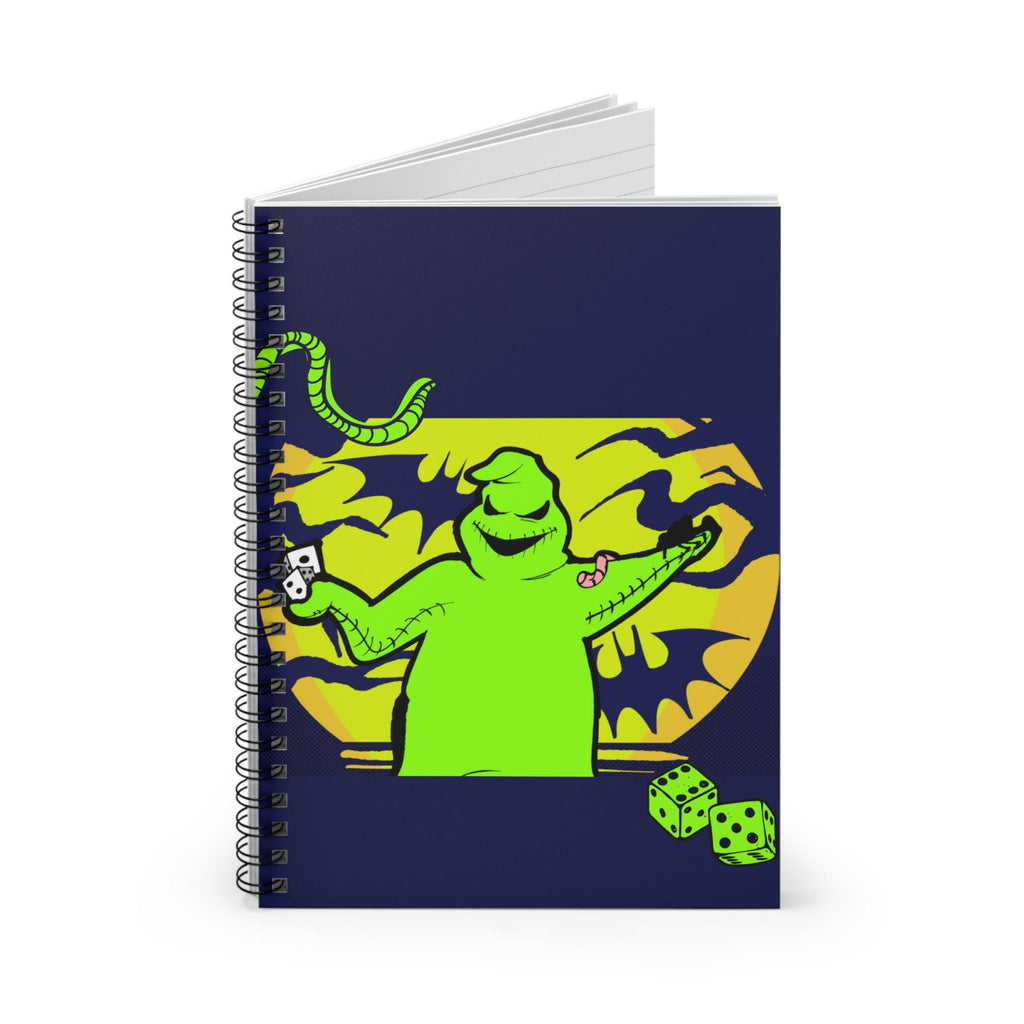 Oogie Boogie Spiral Notebook: Nightmare Before Christmas Inspired Art